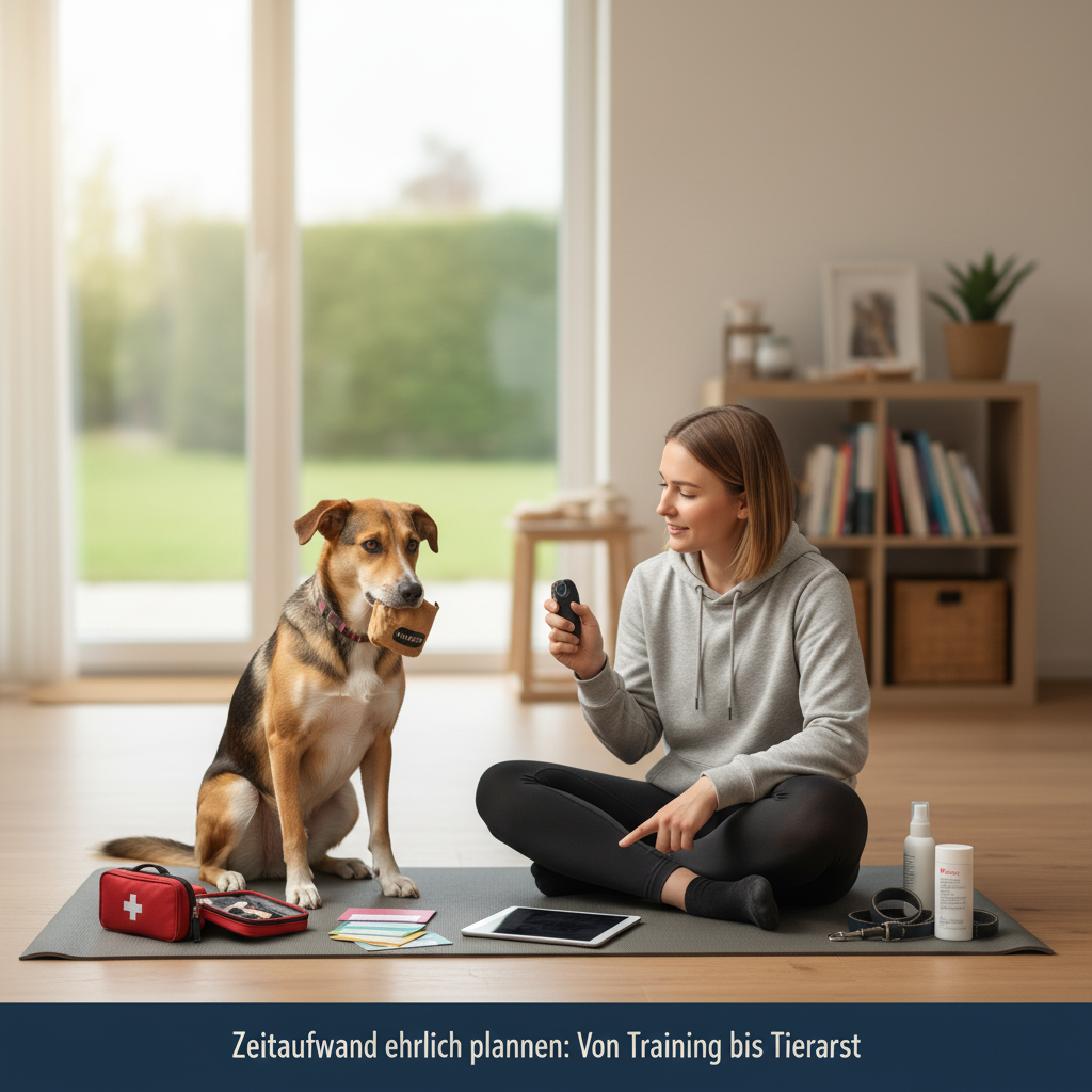Pflegestelle Zeitaufwand: Wie viel Zeit braucht der Pflegehund? Training & Tierarzt-Termine planen